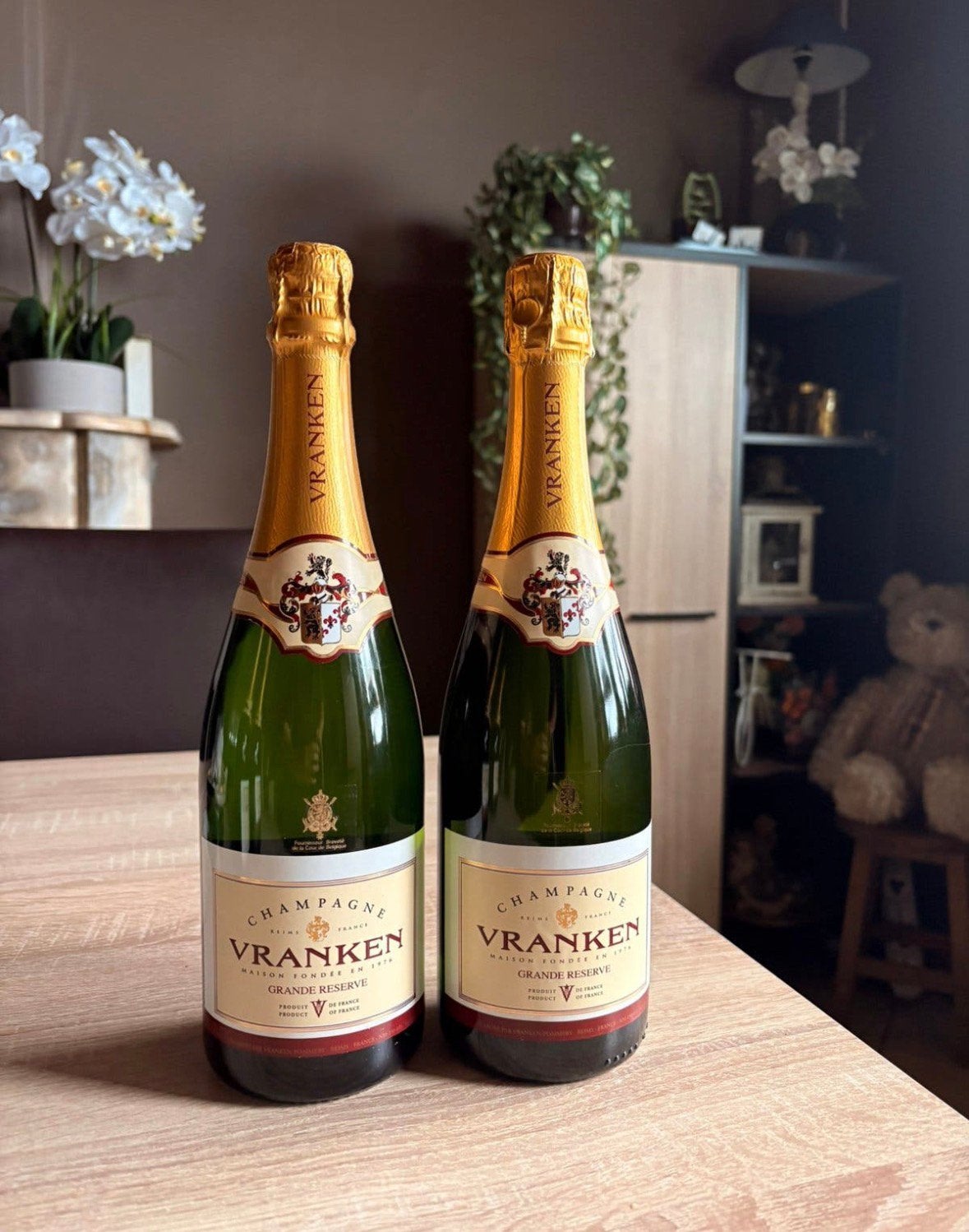 2x Vranken | Champagne | Grande Réserve | Brut 75 cl, Ophalen of Verzenden, Nieuw, Champagne, Vol