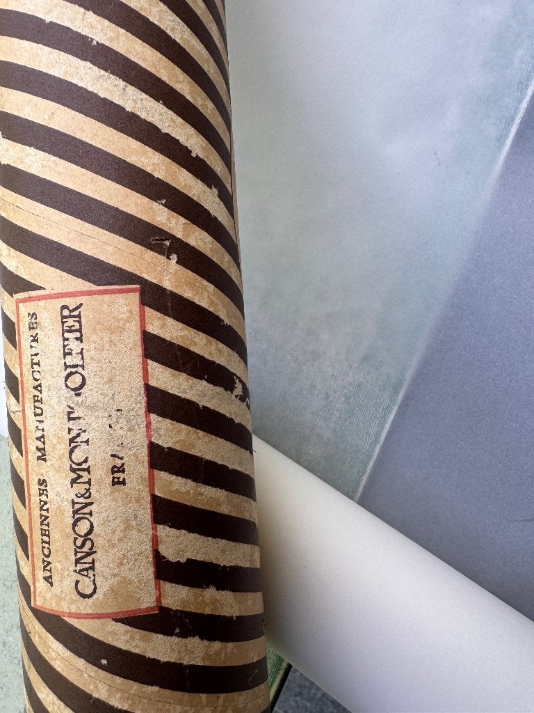 Originele vintage Canson & Montgolfier “Calyson” papierrol, Ophalen, Zo goed als nieuw, Papier, Schets- of Tekenboek