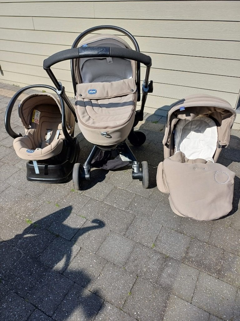 Chariot avec tous les accessoires, Enlèvement, Utilisé, Poussette combi