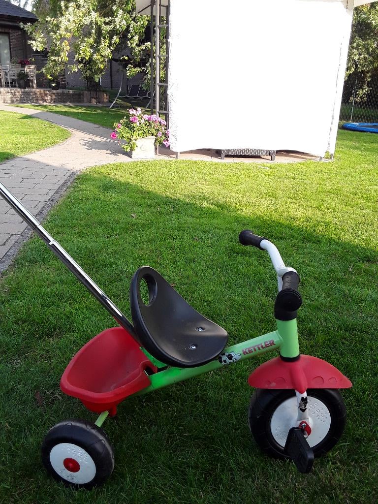 Kinder fietsje, Enlèvement, Utilisé, Kettler, Tige de poussée
