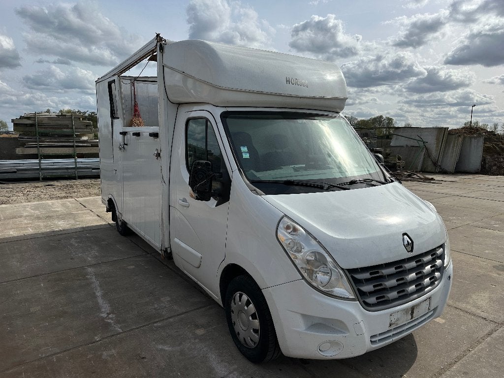 Renault Master Paardenwagen 2011 | 160.000km | Schade, Auto's, Voorwielaandrijving, Stof, Zwart, Renault