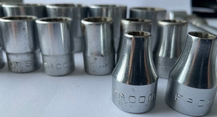 Originele Facom S-serie doppenset, Made in France., Ophalen, Gebruikt