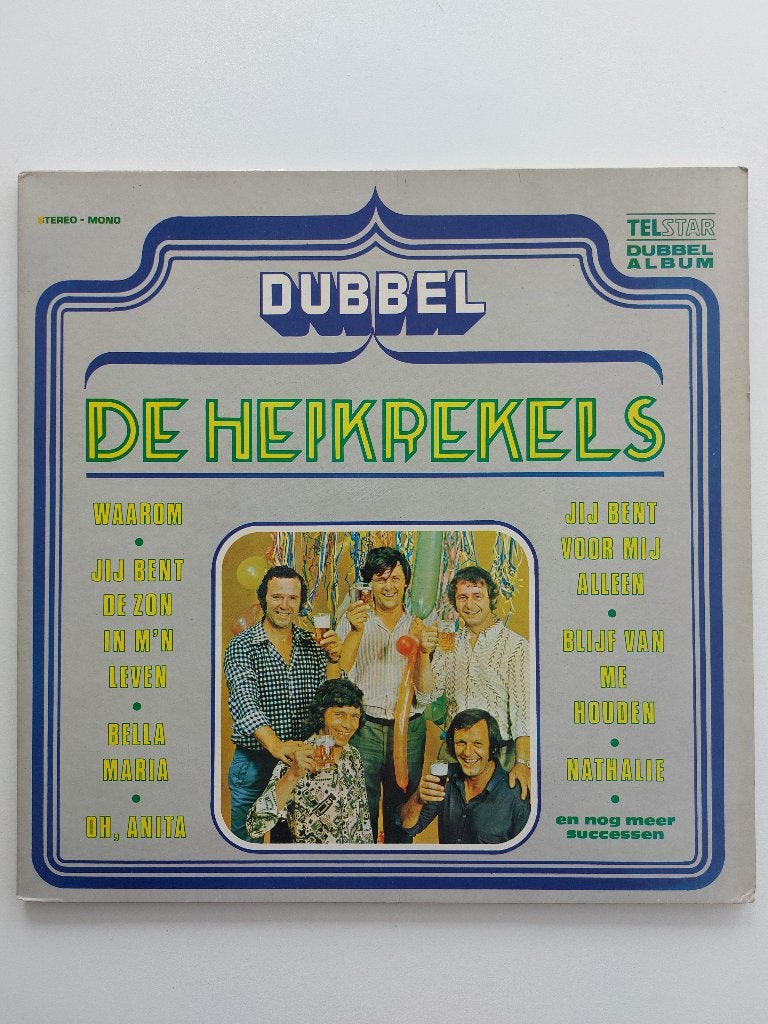 De Heikrekels - Dubbel (1977 - Dubbel Lp), CD & DVD, Vinyles | Néerlandophone, Avec pochette intérieure, Pressage original, Enlèvement ou Envoi