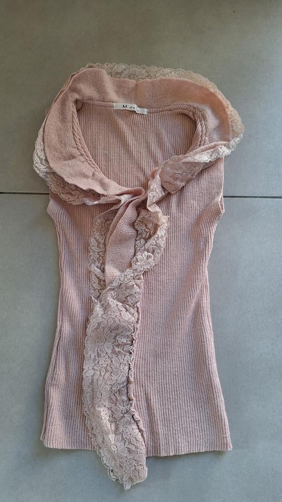 Topje M.Deux, Kleding | Dames, Ophalen of Verzenden, Roze, Zonder mouw, Gedragen