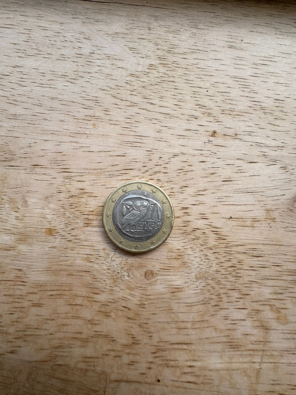 Muntstuk 1 euro Uil, Ophalen of Verzenden, 2 euro