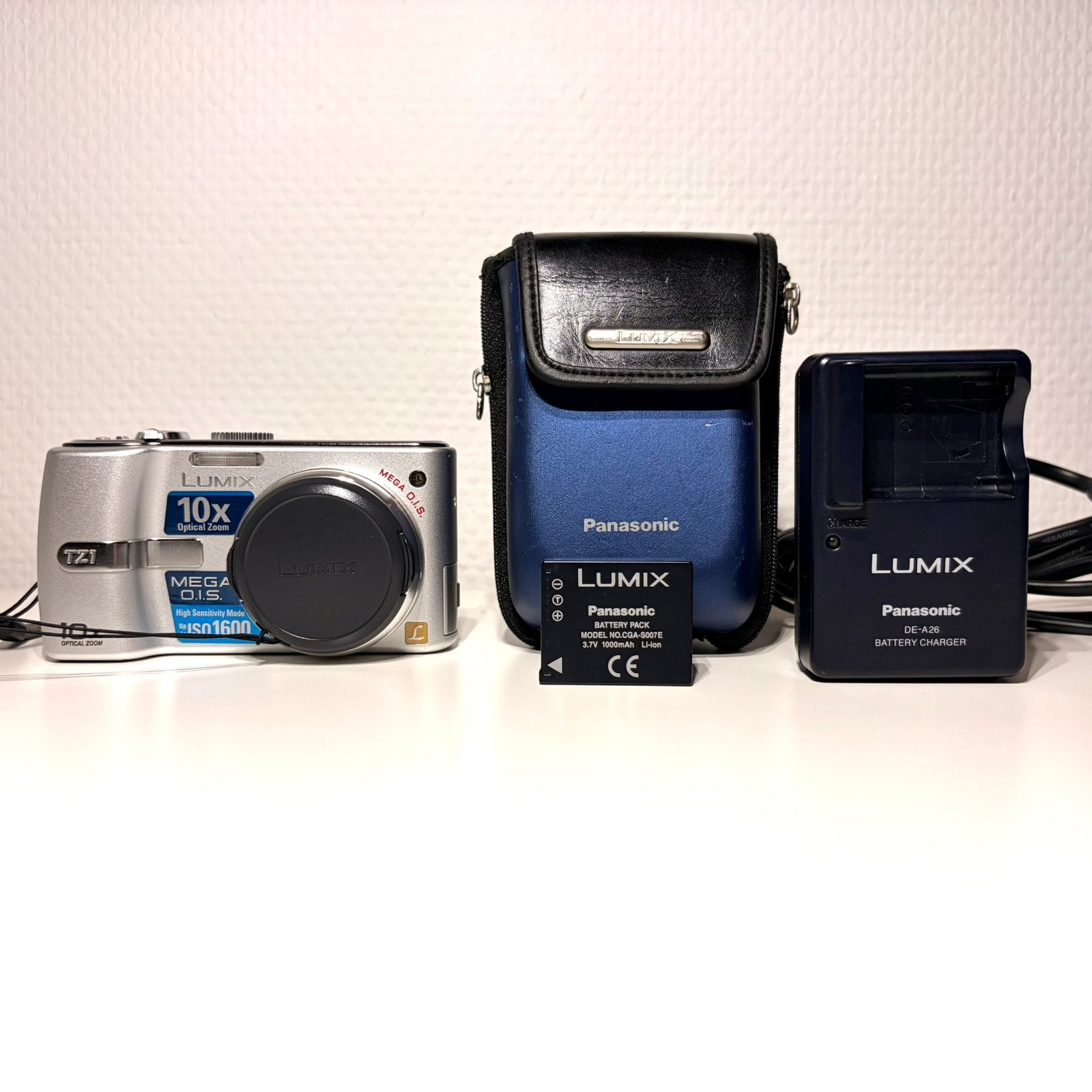 Panasonic Lumix DMC-TZ1, Audio, Tv en Foto, Gebruikt, Panasonic, Accu, Ophalen of Verzenden