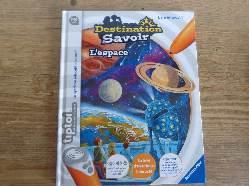 TIPTOI , destination savoir "L'espace" - livre interactif, Enfants & Bébés, Jouets | Éducatifs & Créatifs, Enlèvement ou Envoi