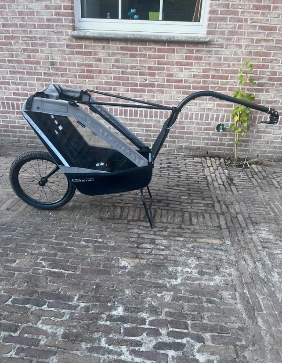 Tout terrain single trailer fietskar mtb, Enlèvement, Utilisé, Remorque pour enfant, Suspension