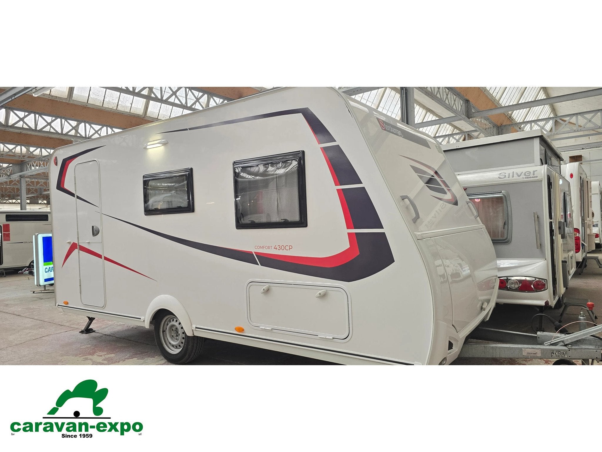 STERCKEMAN STARLETTE COMFORT 430 CP, Caravanes & Camping, Jusqu'à 4, Sterckeman, 750 - 1000 kg, 4 à 5 mètres