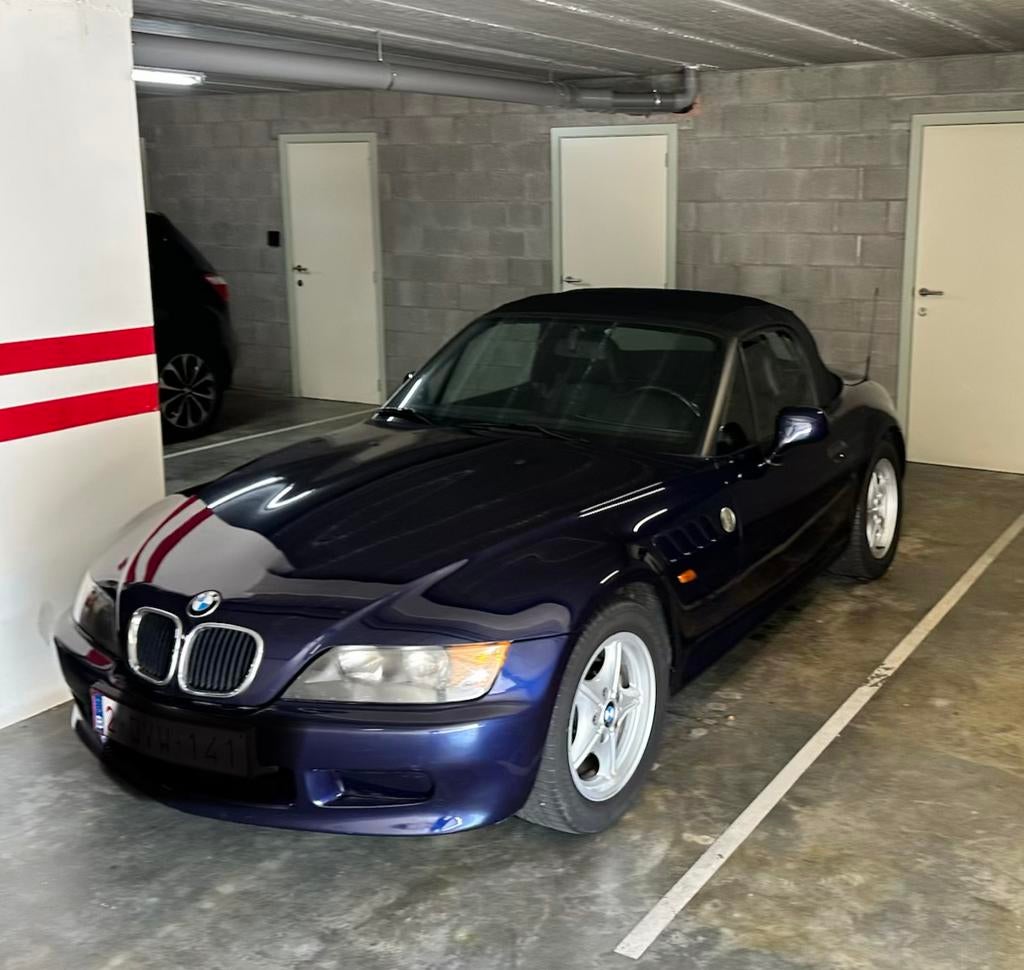 BMW Z3 1.8 bj 1998, Achterwielaandrijving, Blauw, Leder, Handgeschakeld