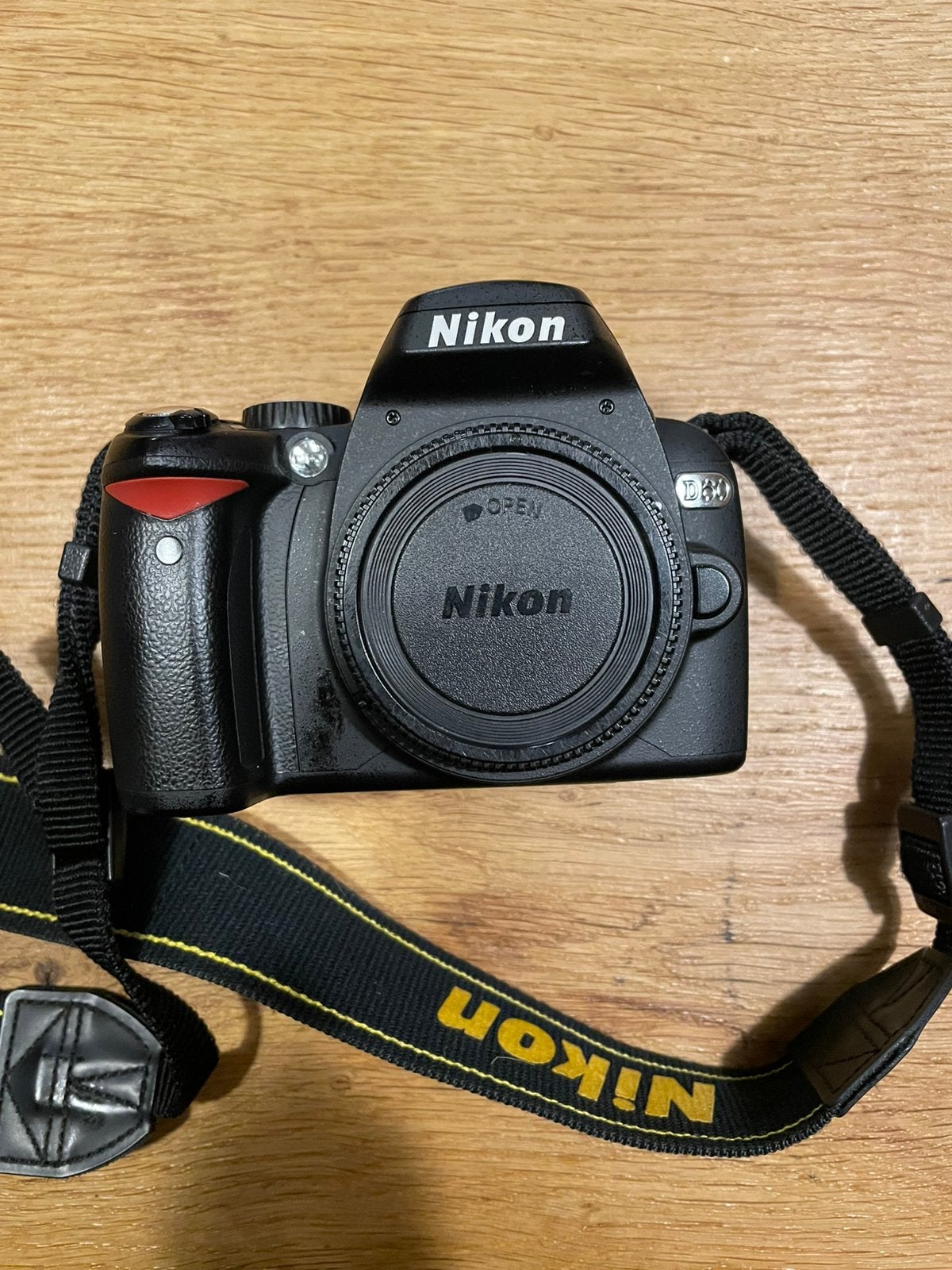 Nikon D60, Ophalen, Zo goed als nieuw, Oplader, Nikon