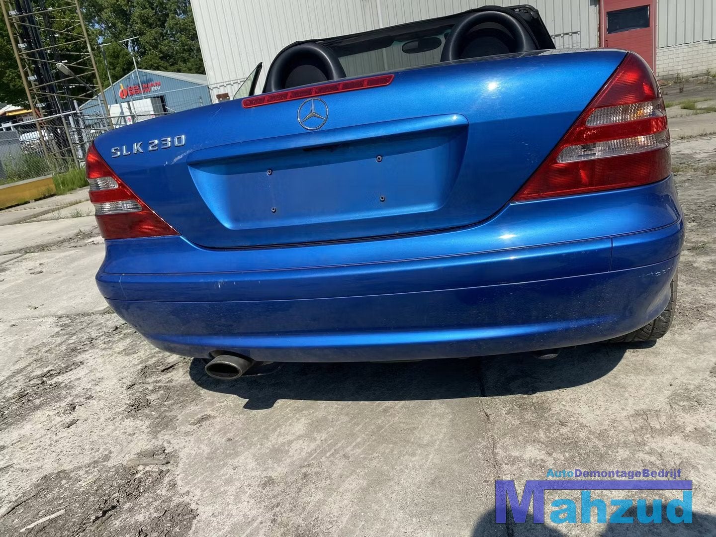 MERCEDES SLK R170 Blauw 372 achterbumper 1996-2004, Gebruikt, Mercedes-Benz AG, Mercedes-Benz, Mercedesstrasse 120
70372  Stuttgart, DE