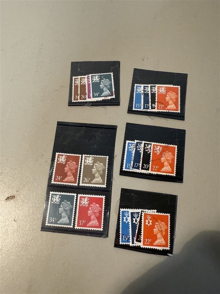 GB QE II, 1989-90, Schotland Regionaal, SG S56, S58, S64, S6, Postzegels en Munten, Postzegels | Europa | UK, Ophalen of Verzenden