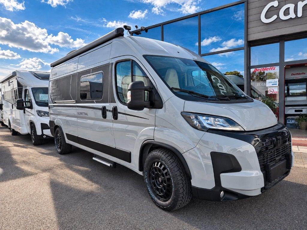 Dethleffs Globetrail "Active Plus" 600 DS, Automaat, Buscamper of Camperbus, Fiat, Luifel