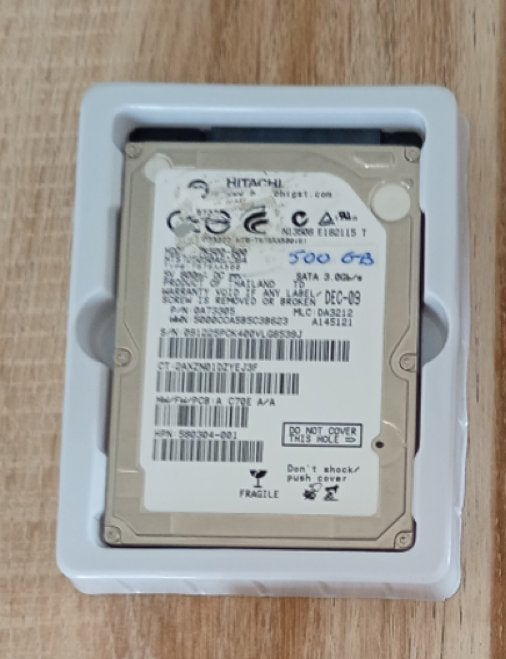 Disque dur HDD 500Gb + windows 10 officiel, Computers en Software, Harde schijven, Ophalen, Gebruikt, HDD