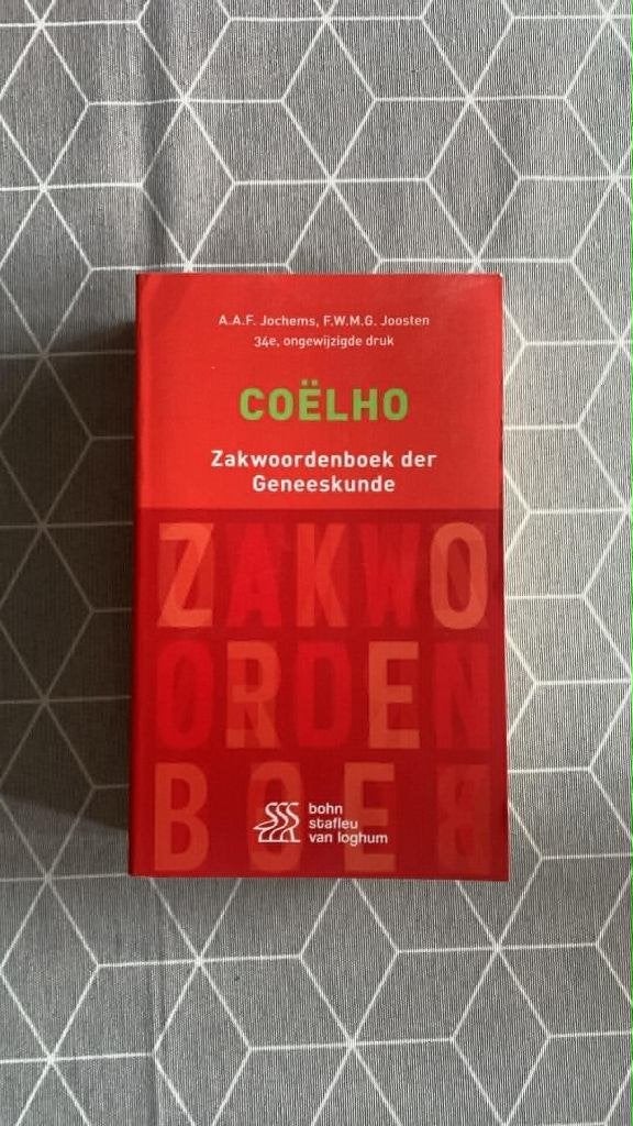 Coëlho zakwoordenboek der geneeskunde, 34e editie, Boeken, Ophalen of Verzenden, Nieuw, Hoger Onderwijs