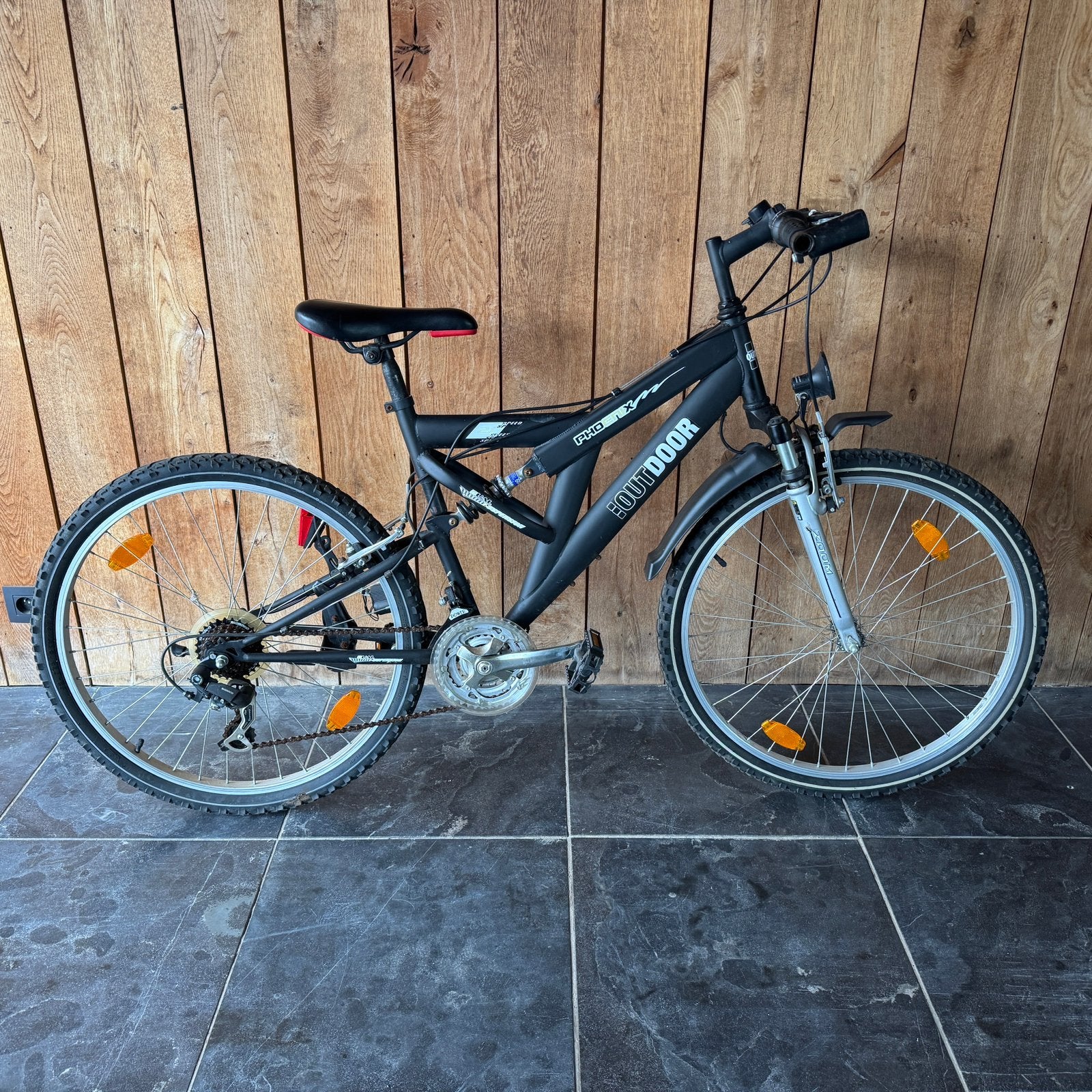 Vélo de montagne suspension, garde-boue, engrenages, tangage, Enlèvement, Comme neuf