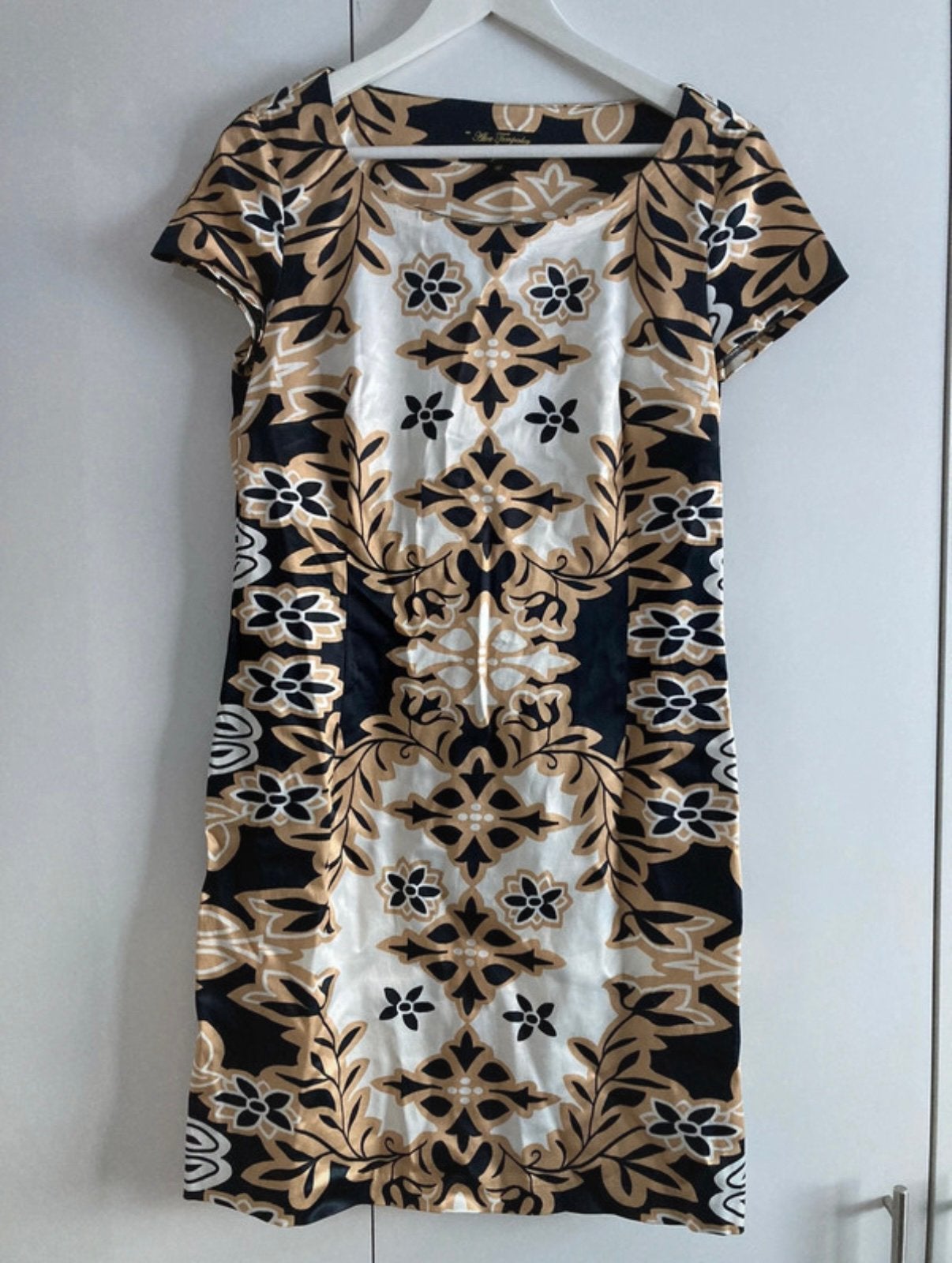 Alice temperley for jbc 42 jurk, Ophalen of Verzenden, Zo goed als nieuw, Maat 42/44 (L), Beige