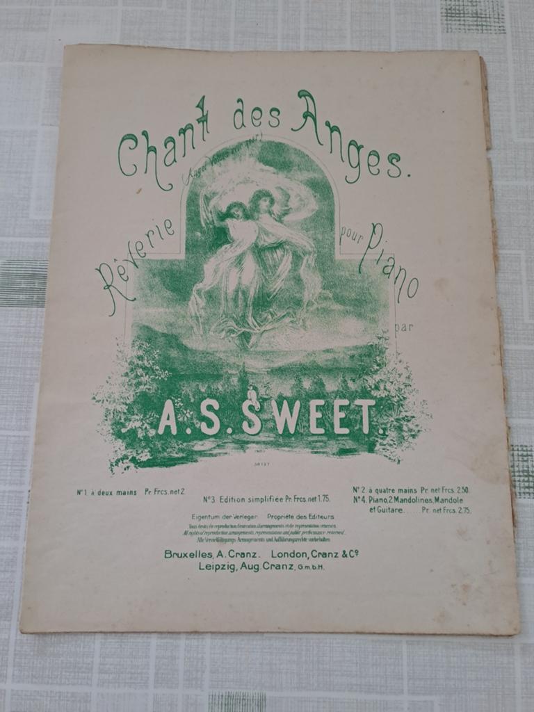Partition de Chant des Anges 1882, Enlèvement ou Envoi