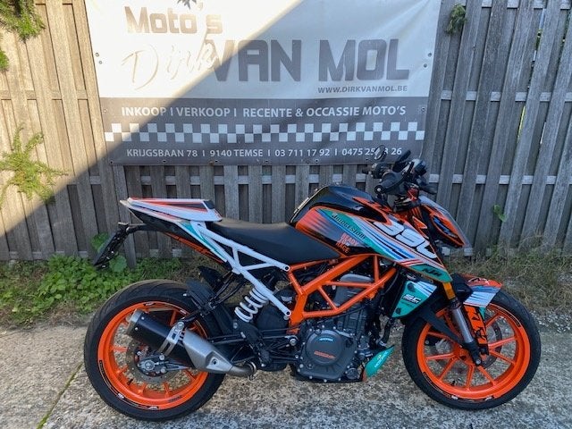 ktm duke 390 abs bj 2021 a2 rijbewijs 35 kw zgst + opties, 390 cm³, Entreprise, Occasion, Permis Moto A2 minimum