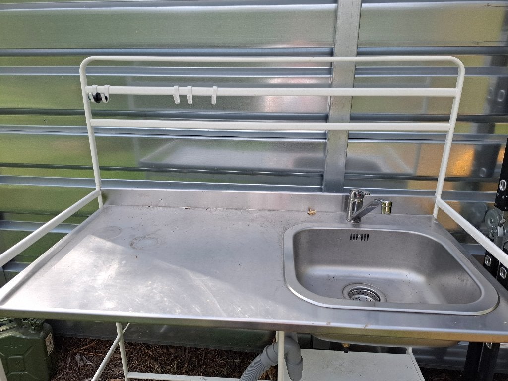 Ikea Sunnestra kitchenette, Ophalen, Gebruikt, Staal of Inox, Enkelwandige keuken