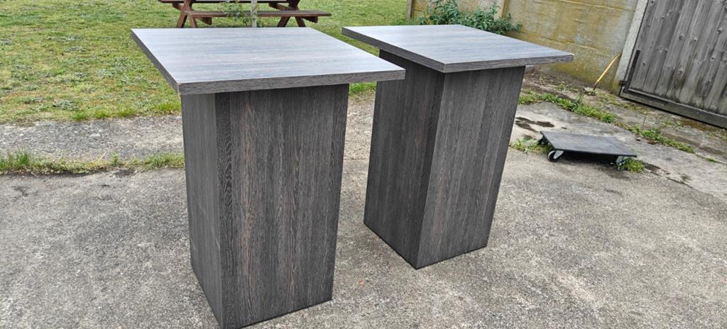 Staantafel hout, Ophalen