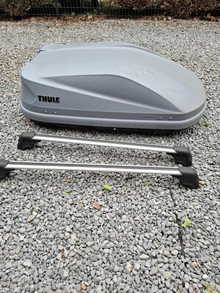 Thule dakkoffer met baren, Ophalen