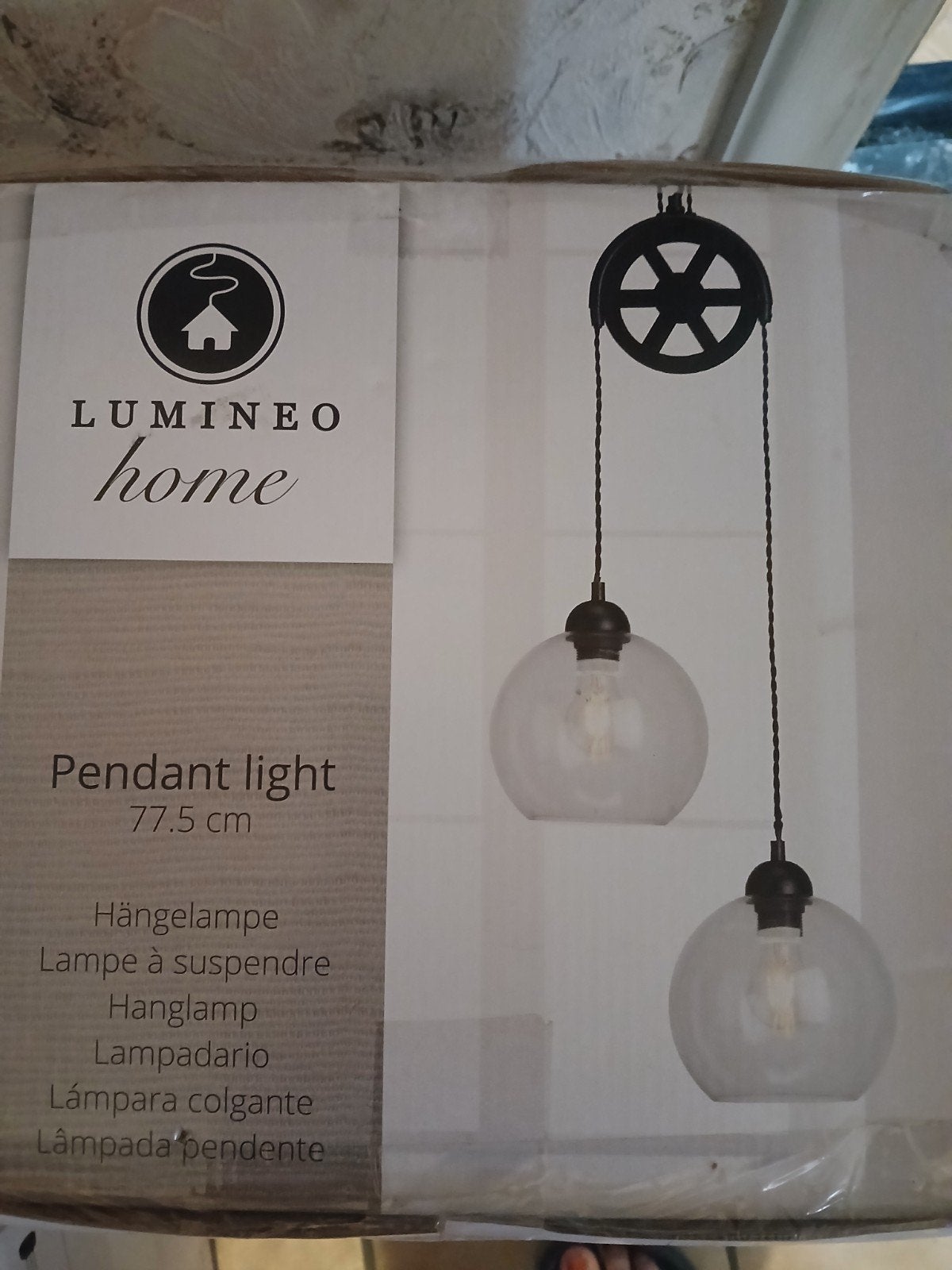 3x Nieuwe Hanglampen Lumineo Home (Ook los te koop), Enlèvement