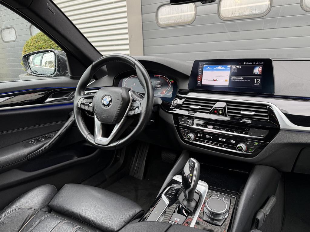 BMW 5-serie 520i Executive Edition | Navigatie | Lederen Bek, Auto's, Automaat, Achterwielaandrijving, Gebruikt, 4 cilinders
