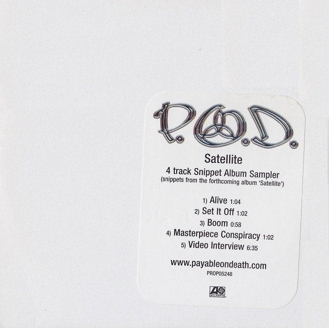 SALE--CD P.O.D. - Satellite (EP), Verzenden