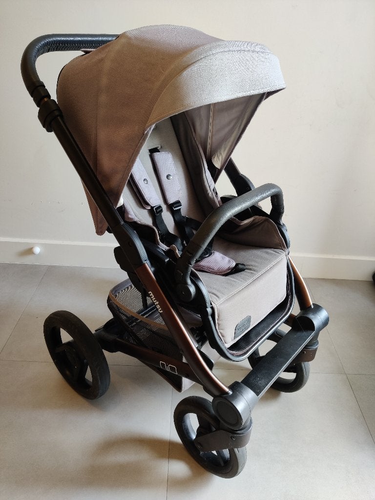 Kinderwagen Mutsy Nio + wieg + maxicosi, Kinderen en Baby's, Gebruikt, Ophalen, Kinderwagen, Met autostoeltje
