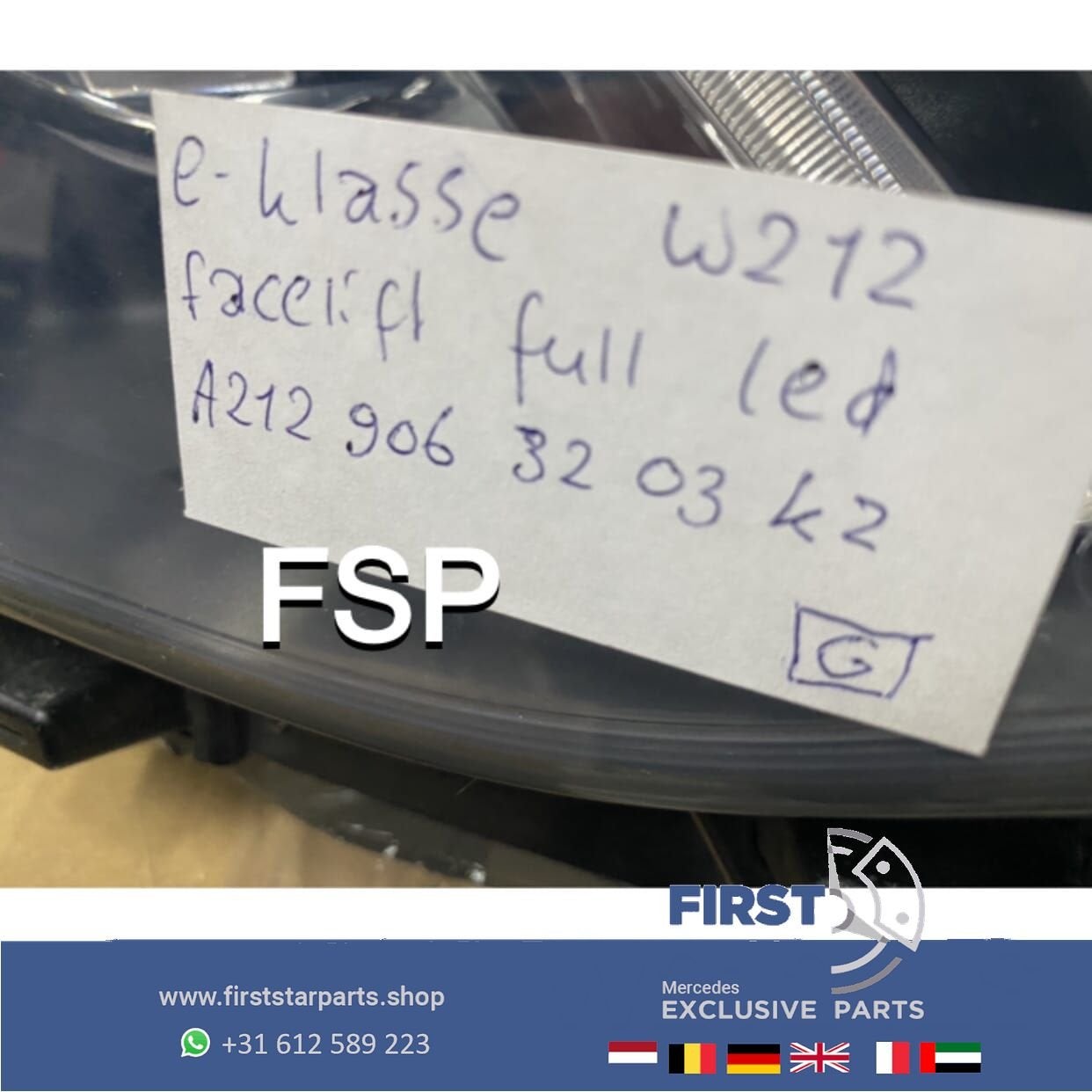 W212 W207 FACELIFT ILS FULL LED KOPLAMP RECHTS E KLASSE 2011, -, Ophalen of Verzenden, -, Gereviseerd