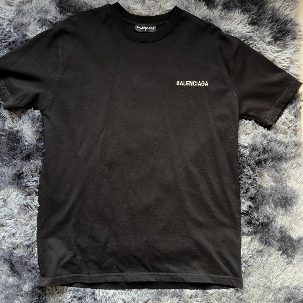 Balenciaga Tshirt zwart, Verzenden, Zo goed als nieuw, Maat 46 (S) of kleiner, Zwart