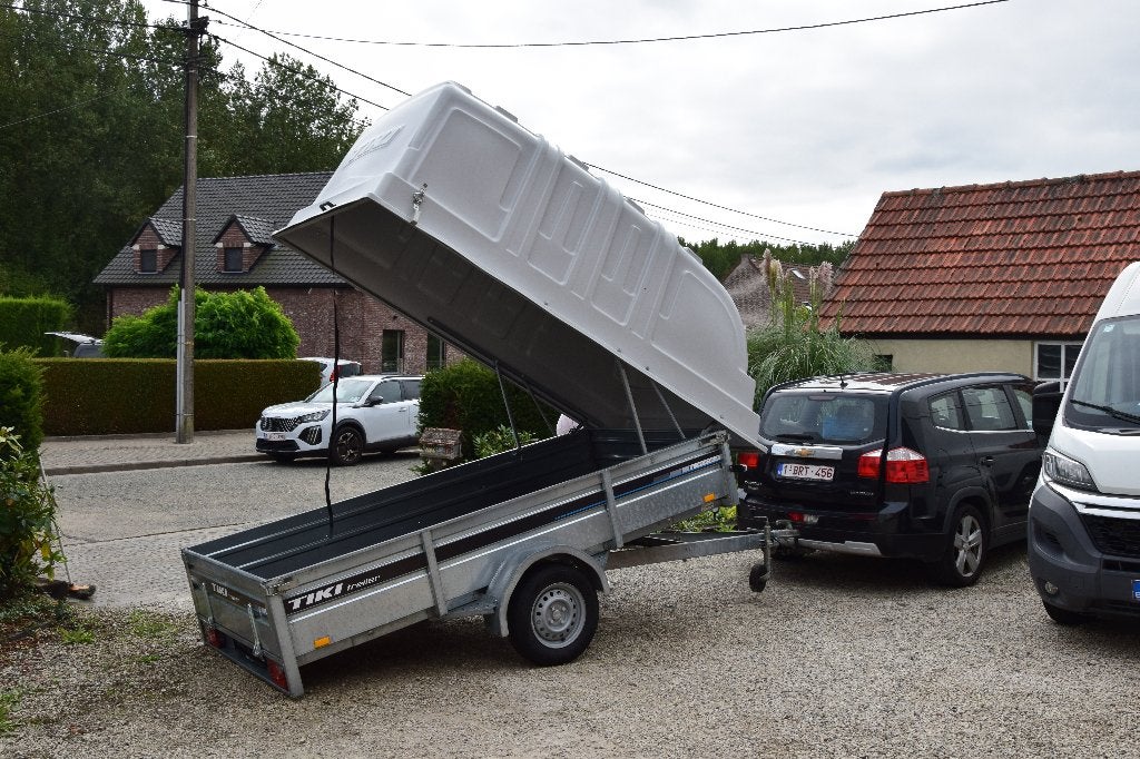 Tiki Treiler CS300-LH aanhangwagen met harde kunststof kap, Enlèvement, Comme neuf