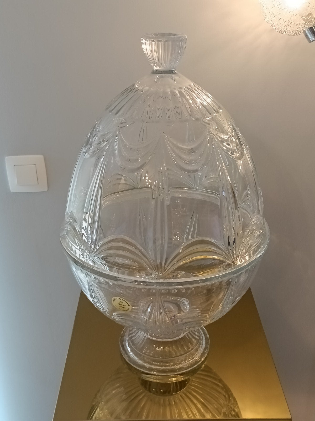 Cave à champagne Cristal de la Lorraine France. 53 cm HT. 32, Enlèvement