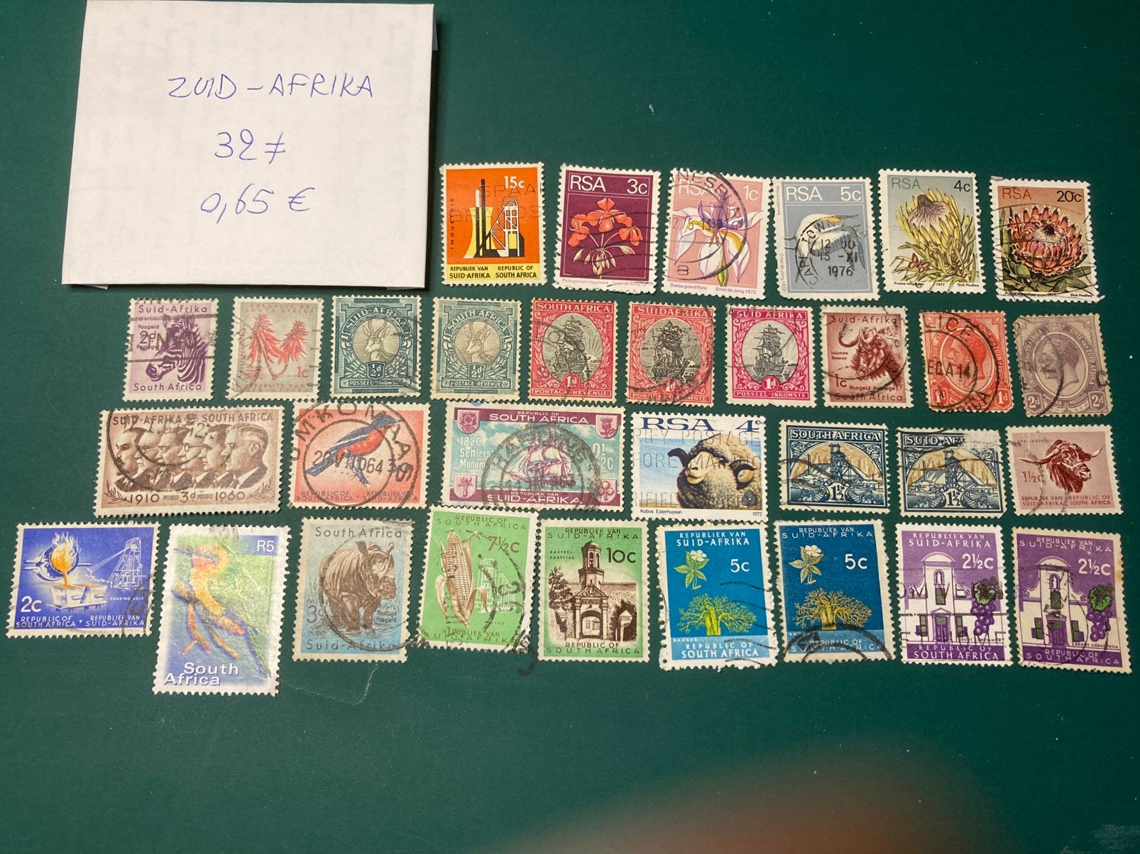 Lot postzegels Zuid-Afrika, Postzegels en Munten, Ophalen of Verzenden, Zuid-Afrika, Gestempeld