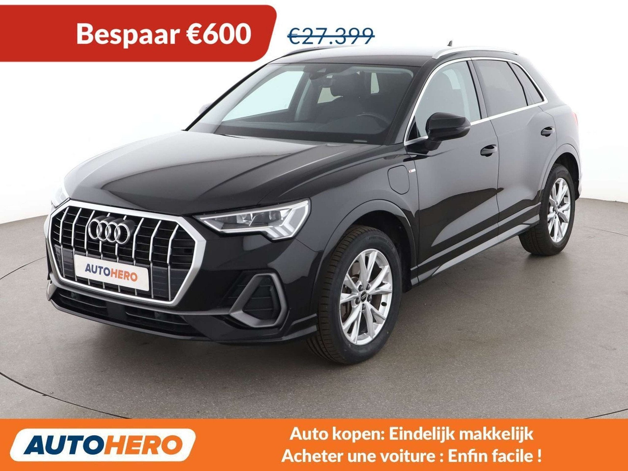 Audi Q3 45 TFSIe S line (année de construction 2023), 32 g/km, Achat, Noir, 5 portes
