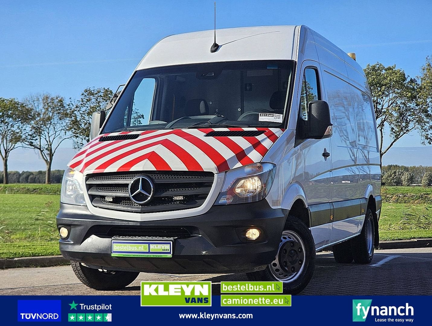 Mercedes-Benz SPRINTER 519 L2H2 N2 3500Kg Trekhaak V6 3.0Ltr, Auto's, Parkeercamera, Wit, Mercedes-Benz, Bedrijf