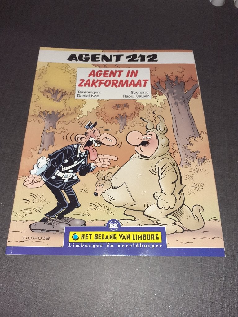 Strip Agent 212, Eén stripboek, Ophalen of Verzenden, Gelezen