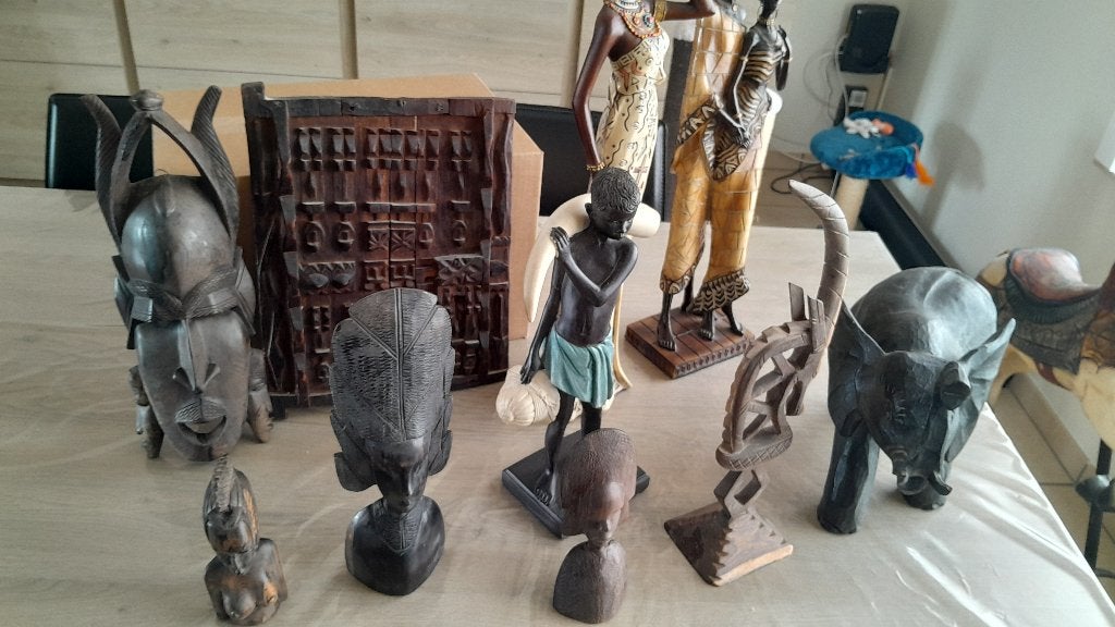 afrikaanse kunst, Hout, Handgemaakt, Afrika, Ophalen of Verzenden