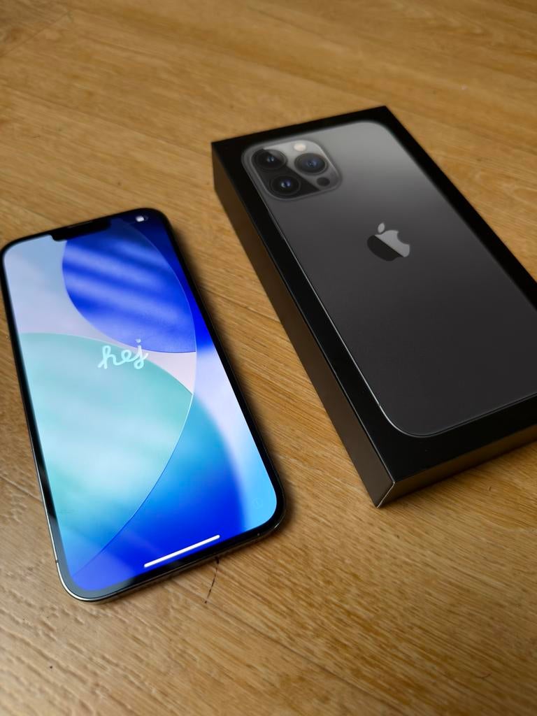 iPhone 13 Pro Max 128 GB grafiet, Telecommunicatie, Mobiele telefoons | Apple iPhone, Gebruikt, 128 GB, Zonder abonnement, Zonder simlock