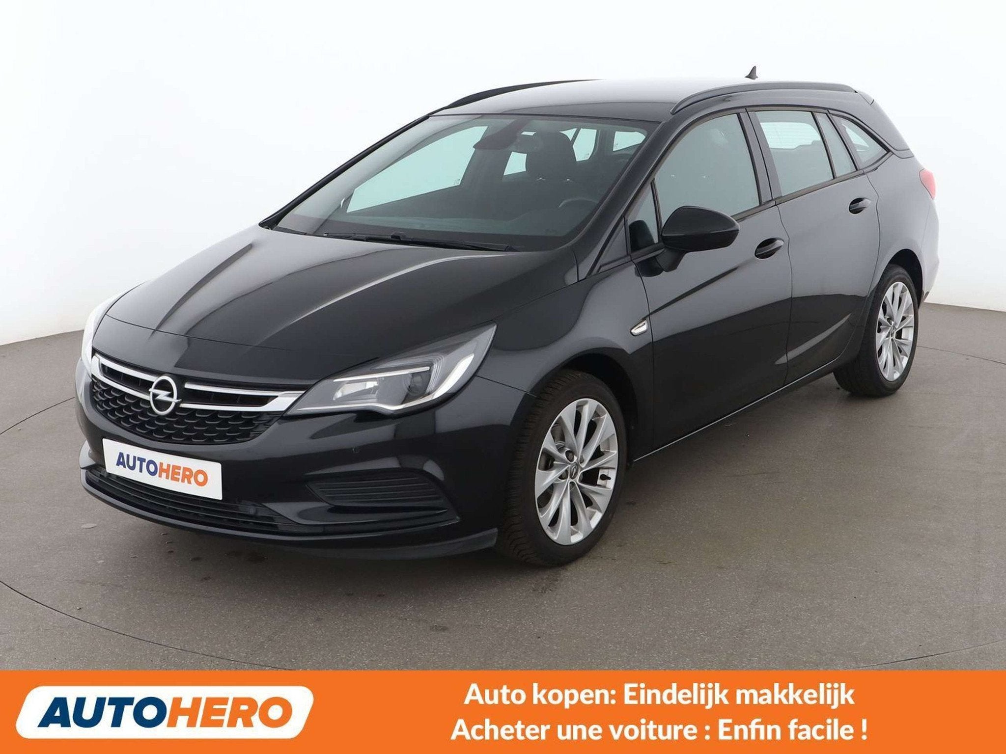 Opel Astra 1.4 SIDI Turbo Edition Start/Stop (bj 2017), Auto's, Voorwielaandrijving, Stof, Gebruikt, Zwart
