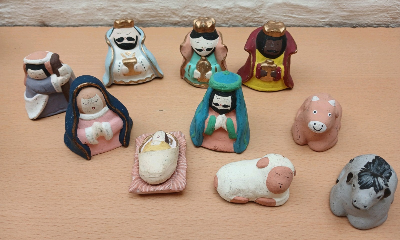 beeldjes voor kerststal, Ophalen, Gebruikt