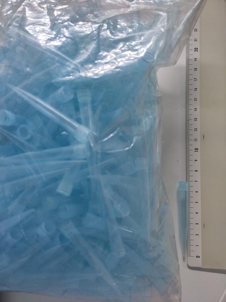 Blauwe pipettips, Ophalen of Verzenden, Nieuw