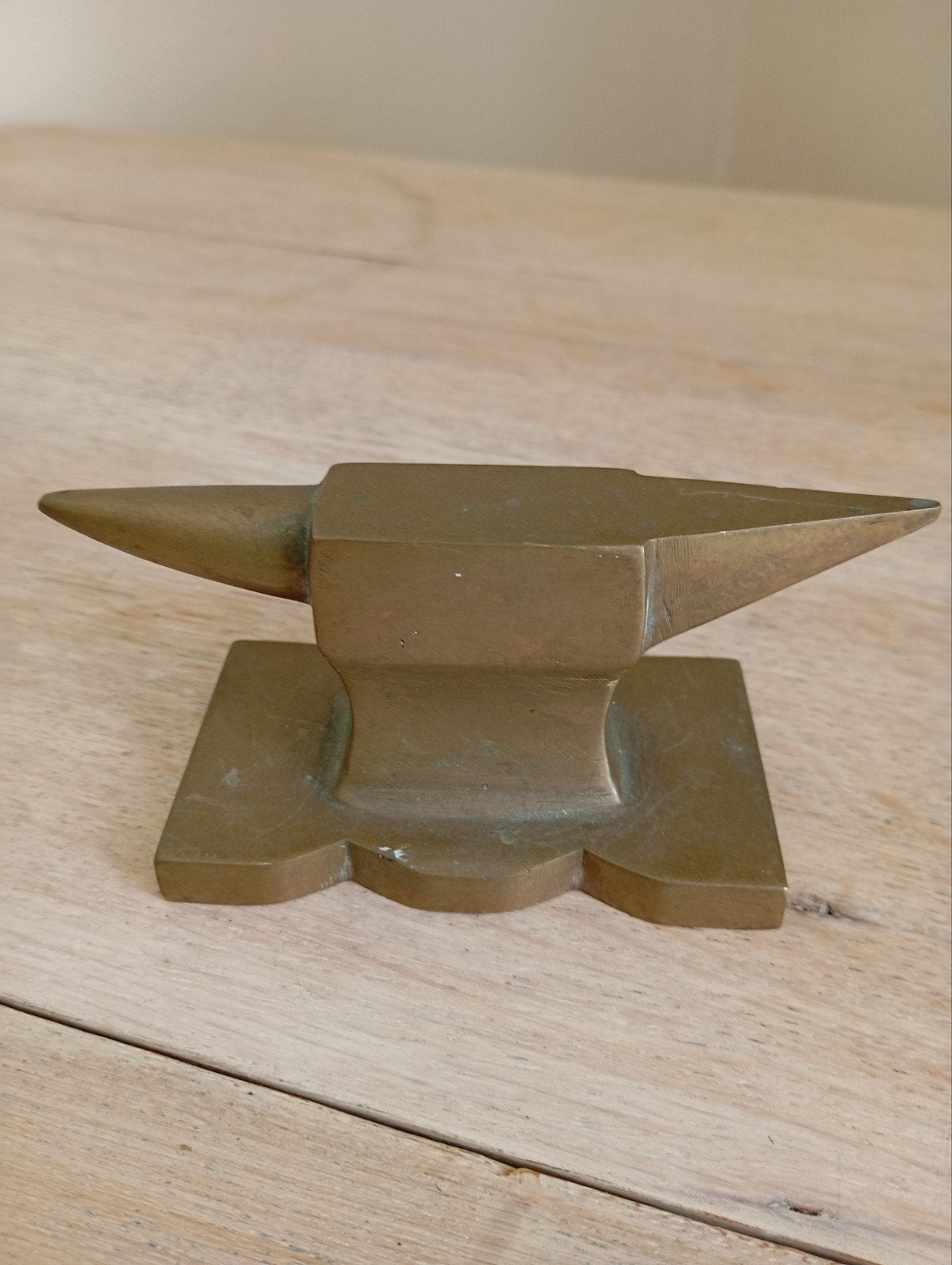 Klein BRONZEN Aambeeld .. Breedte 12 CM/5,5 CM, Antiek en Kunst, Ophalen of Verzenden, Brons