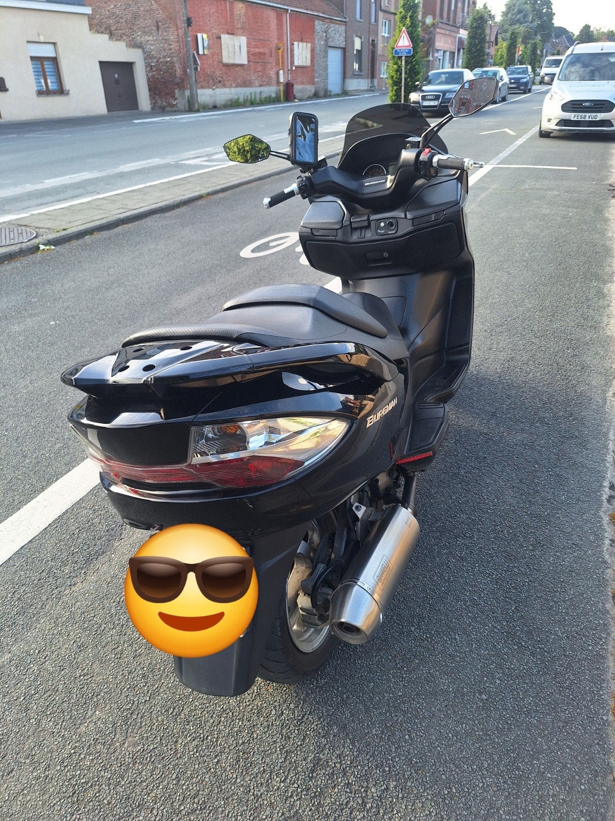 Suzuki burgman 400cc, Ophalen