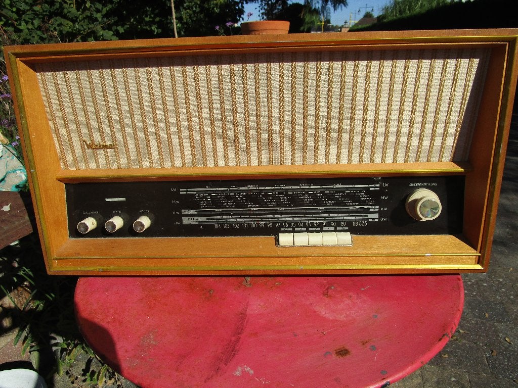 radio Weimar 5340C vintage, Antiek en Kunst, Ophalen