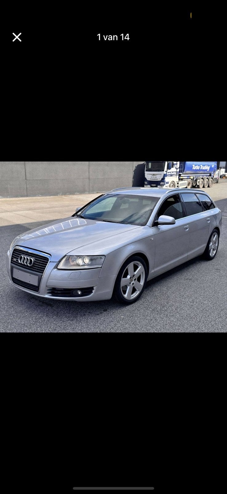 Audi A6 S Line 2007  voor export, Auto's, Zwart, Particulier, Zilver of Grijs, A6