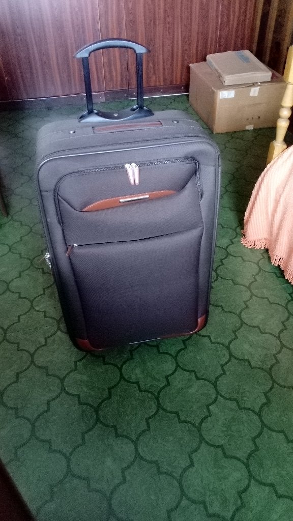 Valise "Trolley", Enlèvement, Comme neuf, Autres matériaux, Poignée extensible