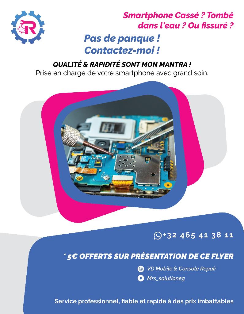 Reparatie van het smartphonescherm - iPhone Samsung Huawei, Ophalen of Verzenden